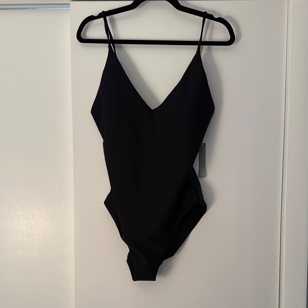 Jcrew Lana one-piece classic sculpt Black Swimsuit